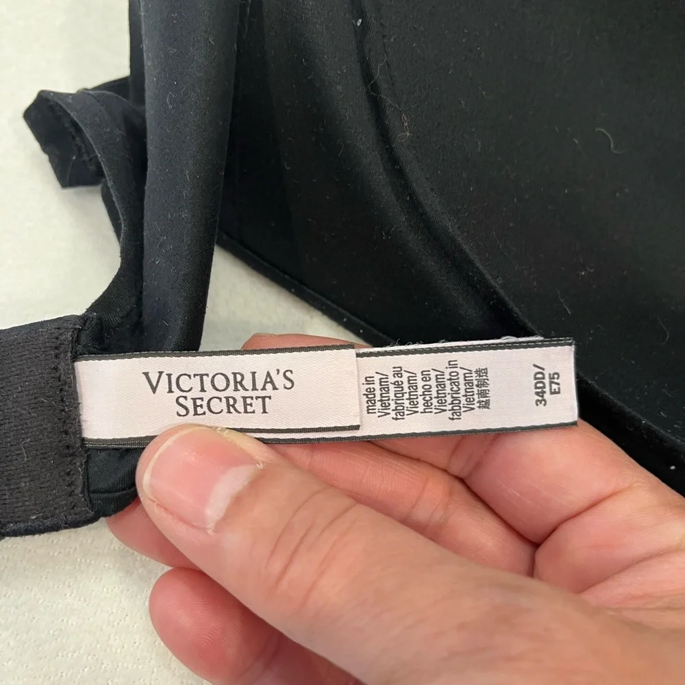 Victoria’s Secret Black‎ Lined Demi Bra Sz. 34DD